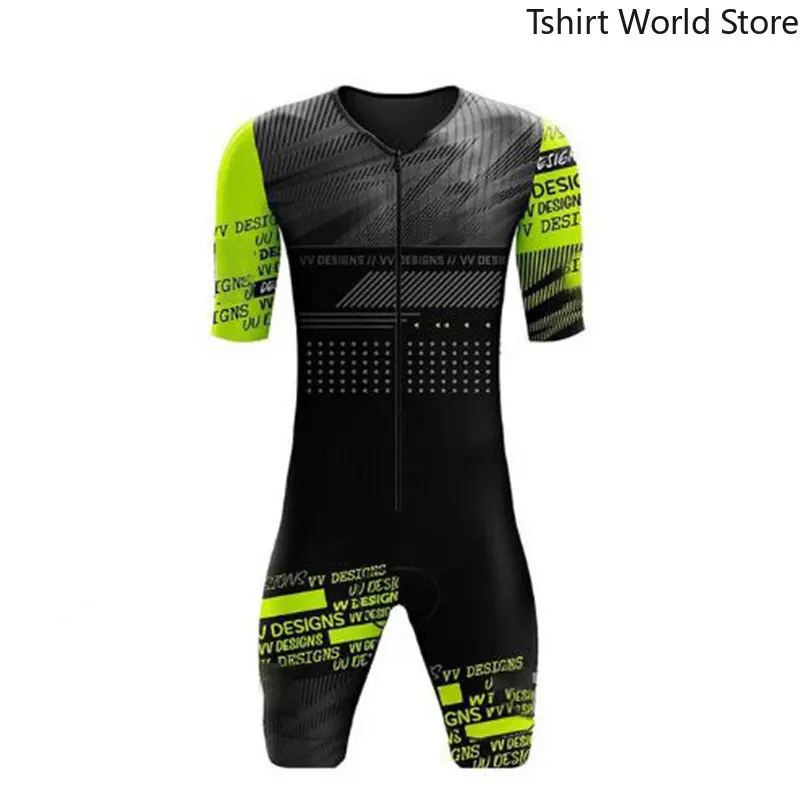 

Fashion Men Women's Triathlon Short Sleeve Cycling Jersey Sets Skinsuit Maillot Ropa Ciclismo Bicycle Shirt Bike Clothe Jumpsuit