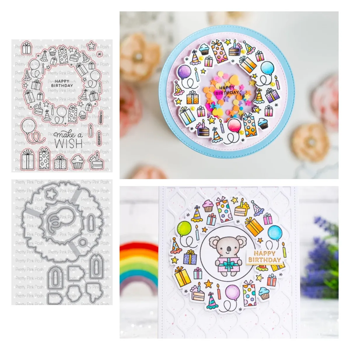 

Круглый день рождения поздравительный фон 2022 Новый вырезанный штамп фотошаблон декоративный шаблон Diy Поздравительная открытка ручной раб...