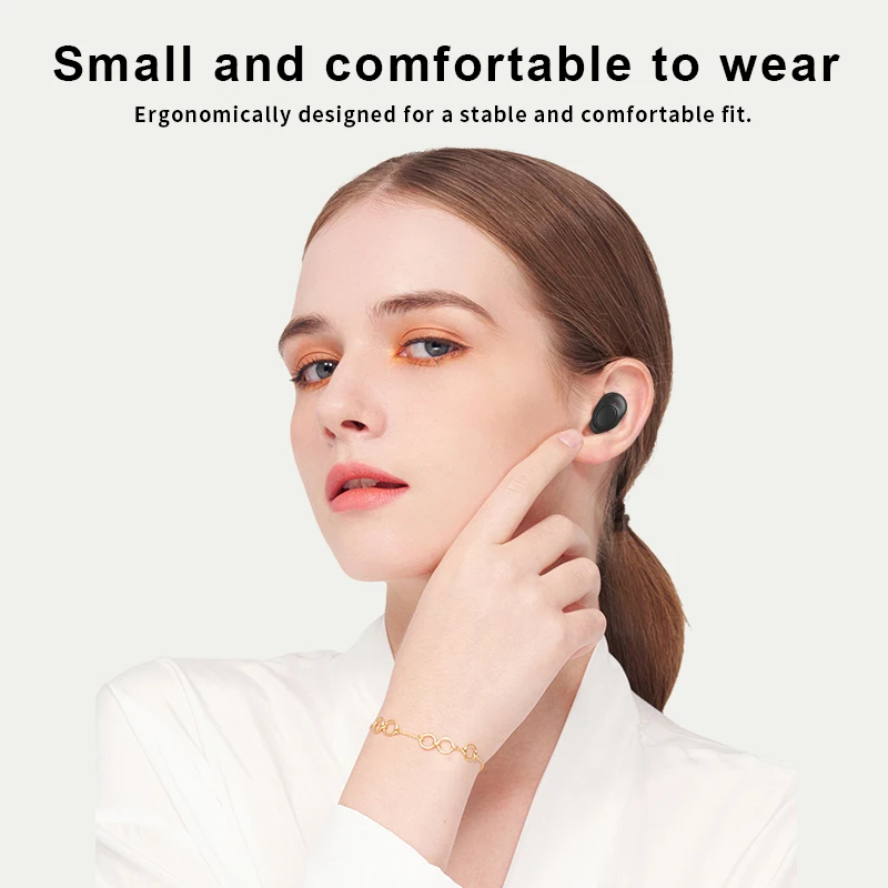 Беспроводные Bluetooth-наушники с двойным вкладышем