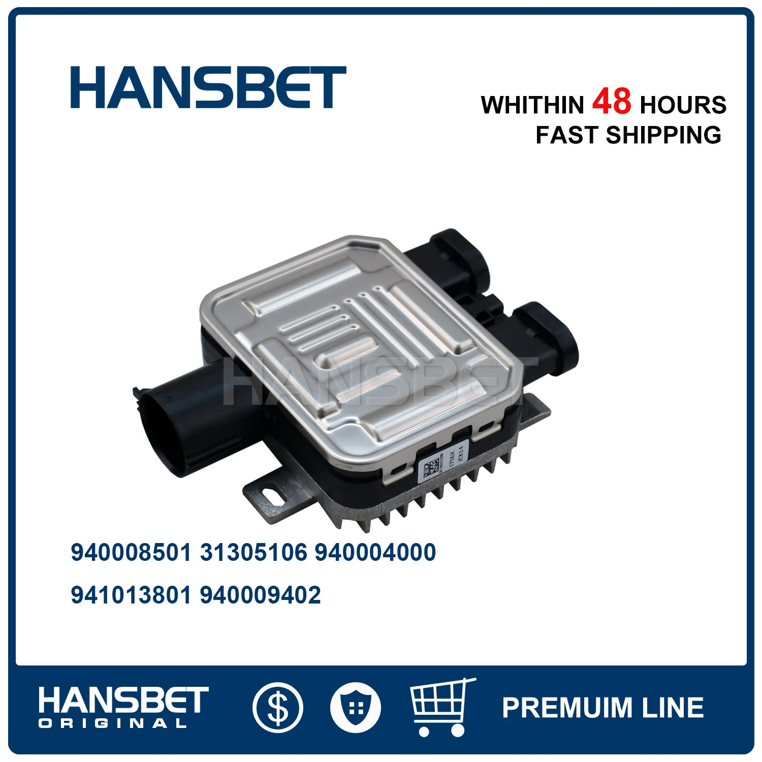 Новый Модуль блока управления вентилятором охлаждения двигателя подходит для