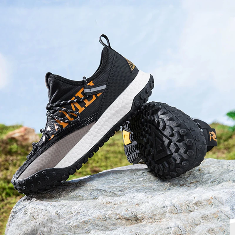 GOLDEN CAMEL Outdoor Men's Walking Shoes Urban Cushioning Male Sneakers Grip Toe Protection Hiking Shoes for Men 2023 Spring New