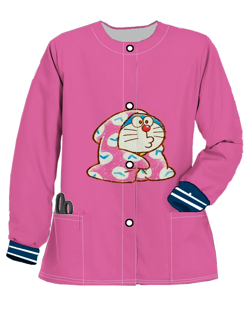 Молодежная Женская одежда для медсестры рекламная дешевая женская на пуговицах