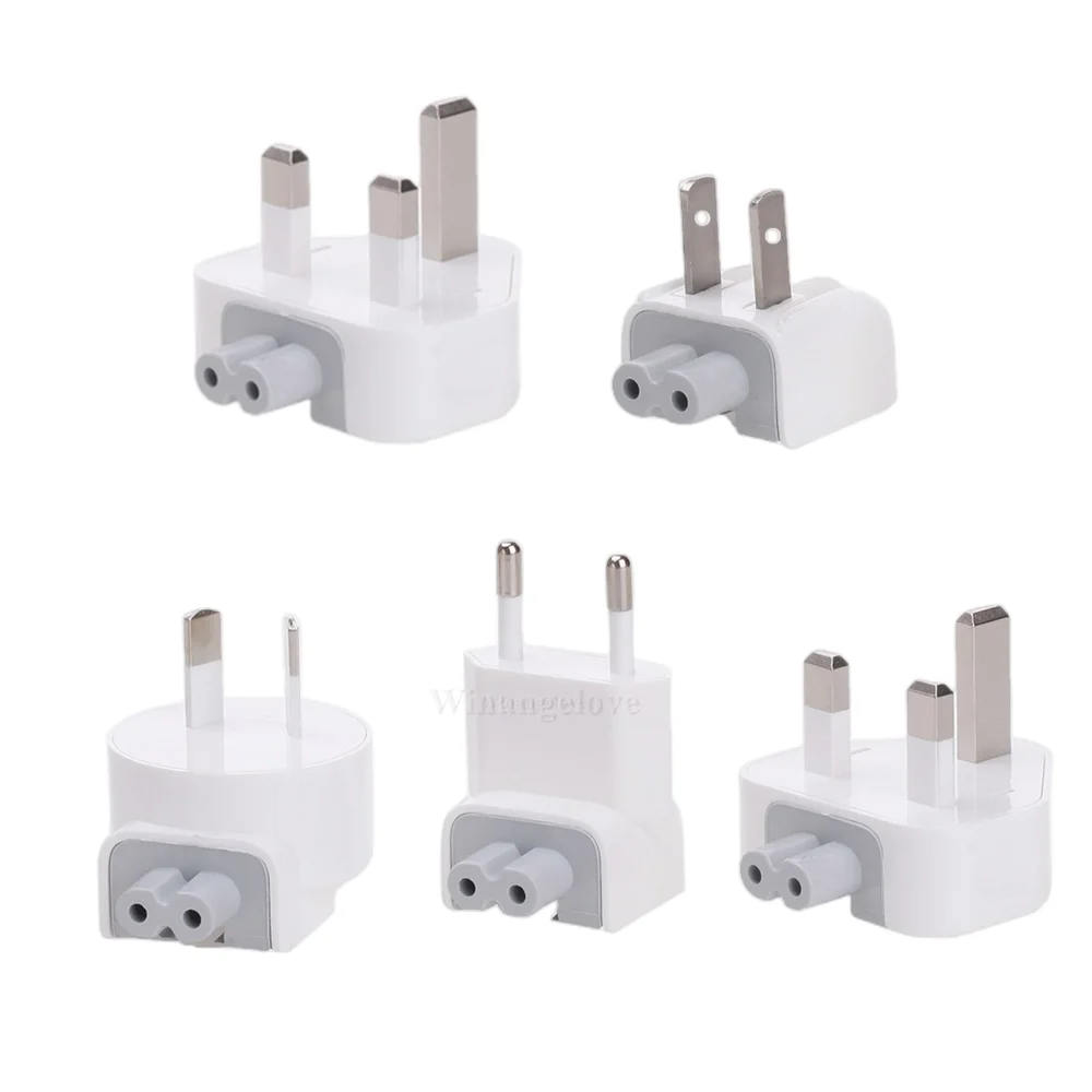 

10 Piece Wall AC Duck Head Power Adapter Electrical EU UK US AU Plug Converter for Macbook USB Charger
