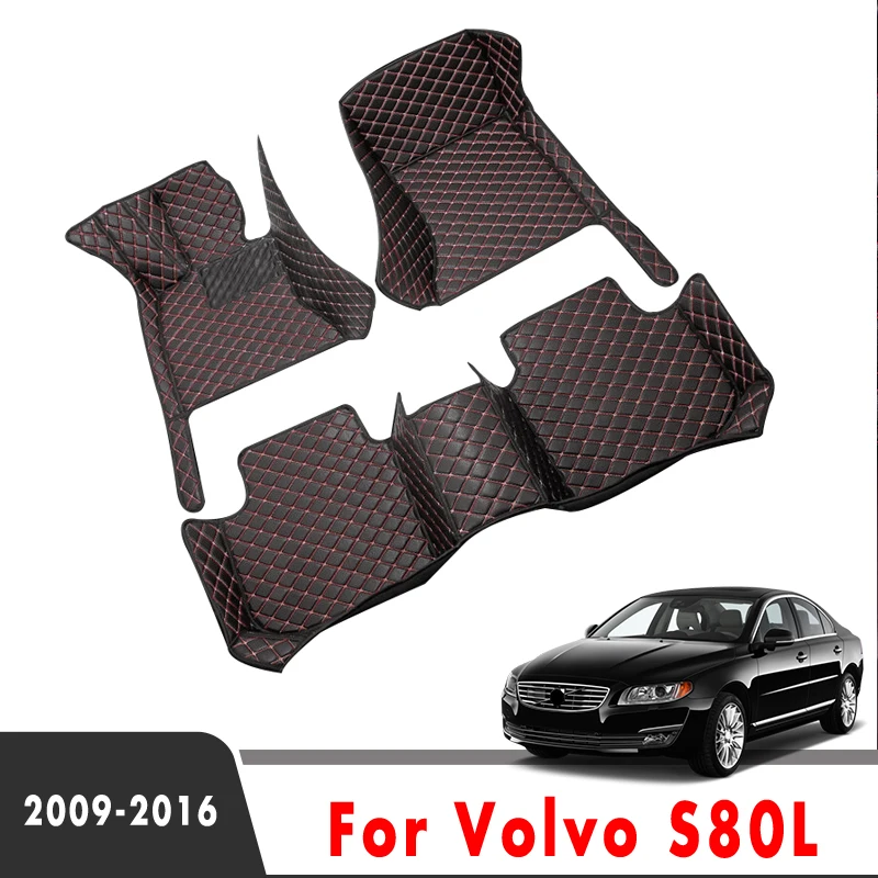 

Автомобильные коврики, коврики для Volvo S80L 2016 2015 2014 2013 2012 2011 2010 2009, коврики, аксессуары для автомобиля, украшение интерьера