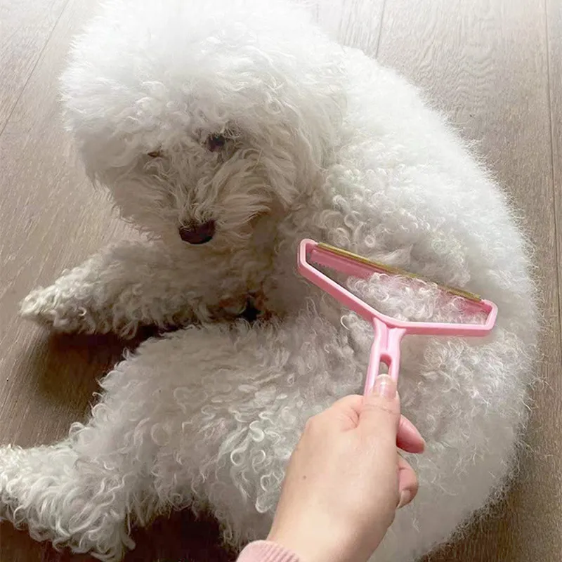 

Dog Brush Portable Pet Hair Remover Pet Grooming Double Sided Dog Comb Fabric Clothes Brush for Dogs Cleaning Tools Lint Roller