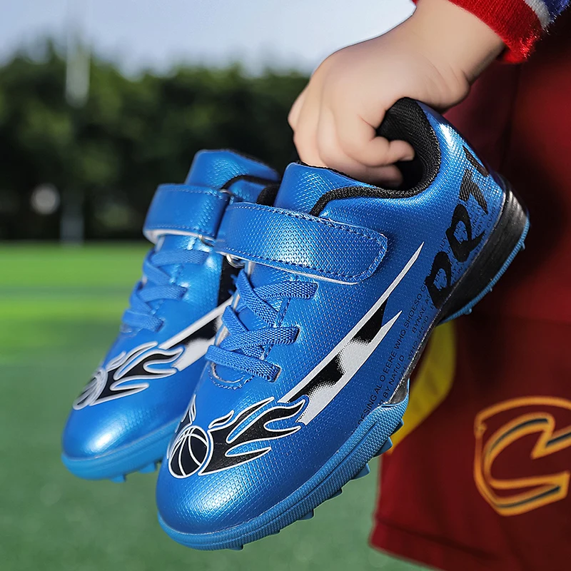R.xjian Kids Soccer Shoes For Boys Training Football Shoes Sell well Non-slip Sports Indoor Ultra-light Girls Soccer Sneakers