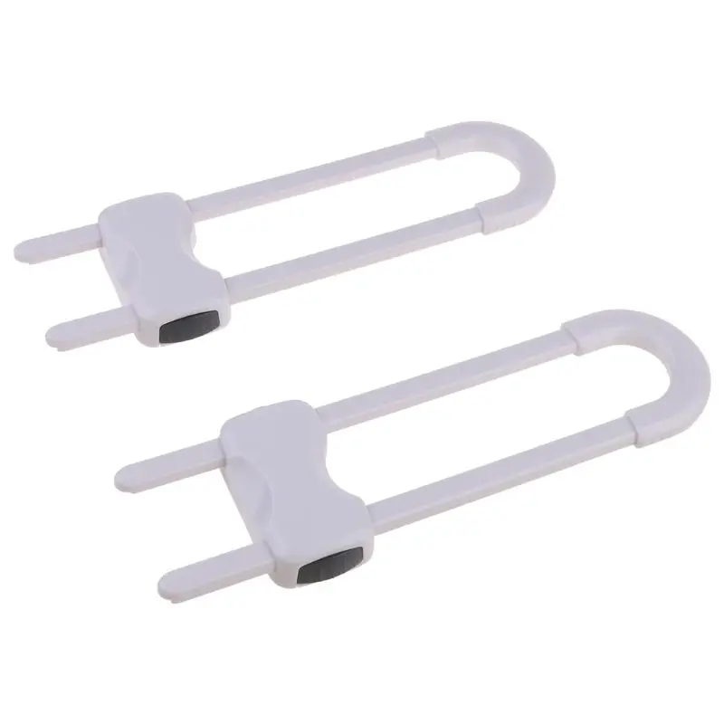 

Baby Safety Lock Prevent Child From Opening Drawer Cabinet Cupboard Door U Shape Safety Lock Children for Protection Loc