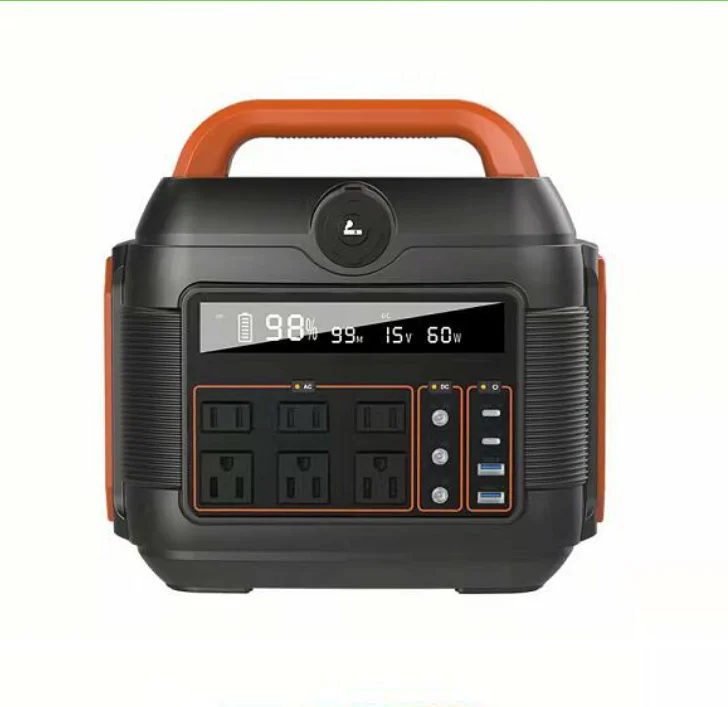 

Portable 600w Ac Power Bank 220v Outdoor Power Station Support Solar Panel