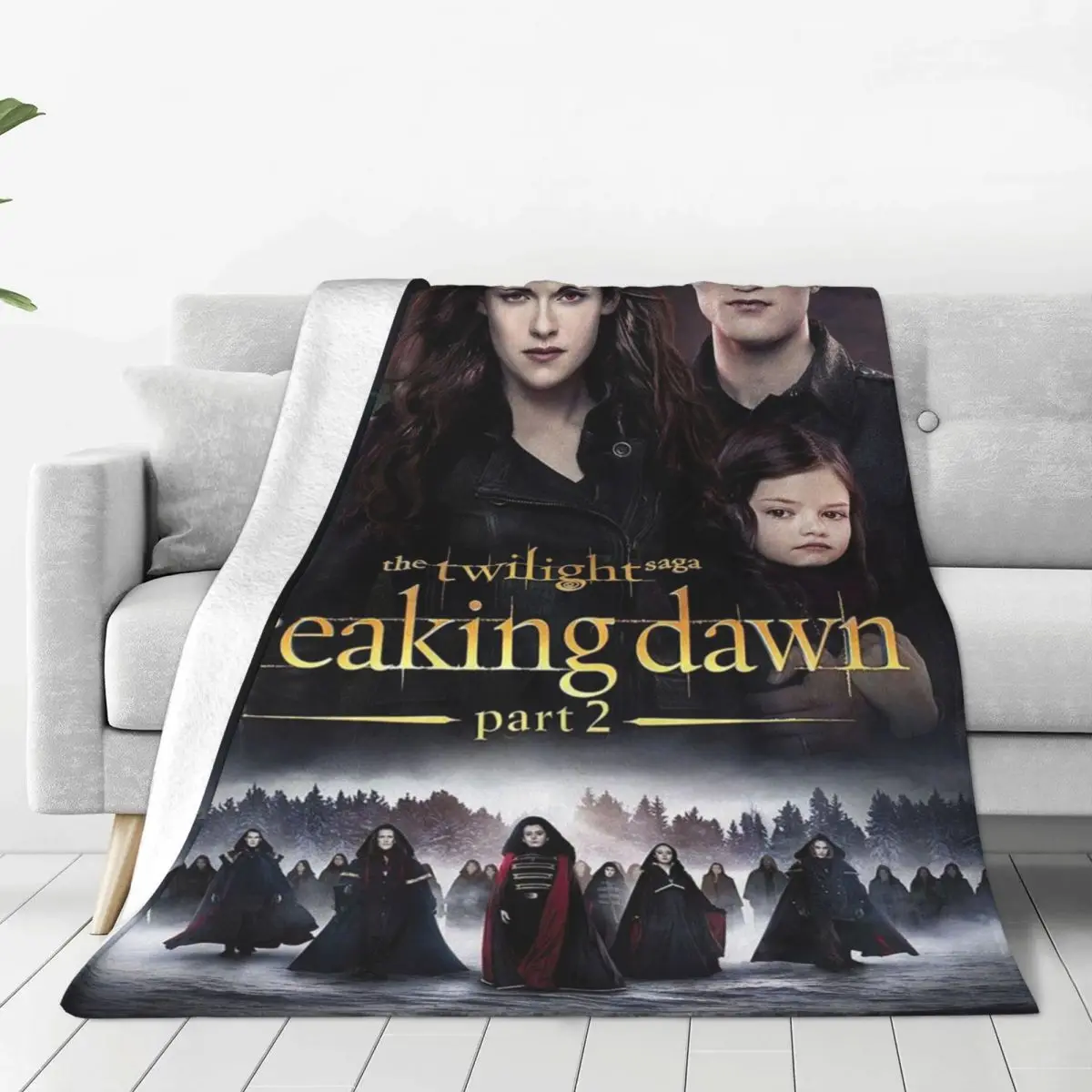 

Одеяло Фланелевое летнее ультрамягкое, портативное покрывало из сериала «Сумерки Сага ужасы» для дома и улицы