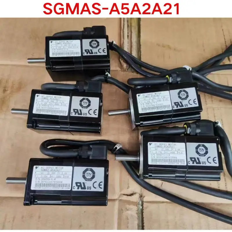 Б/у тест ОК Серводвигатель SGMAS-A5A2A21