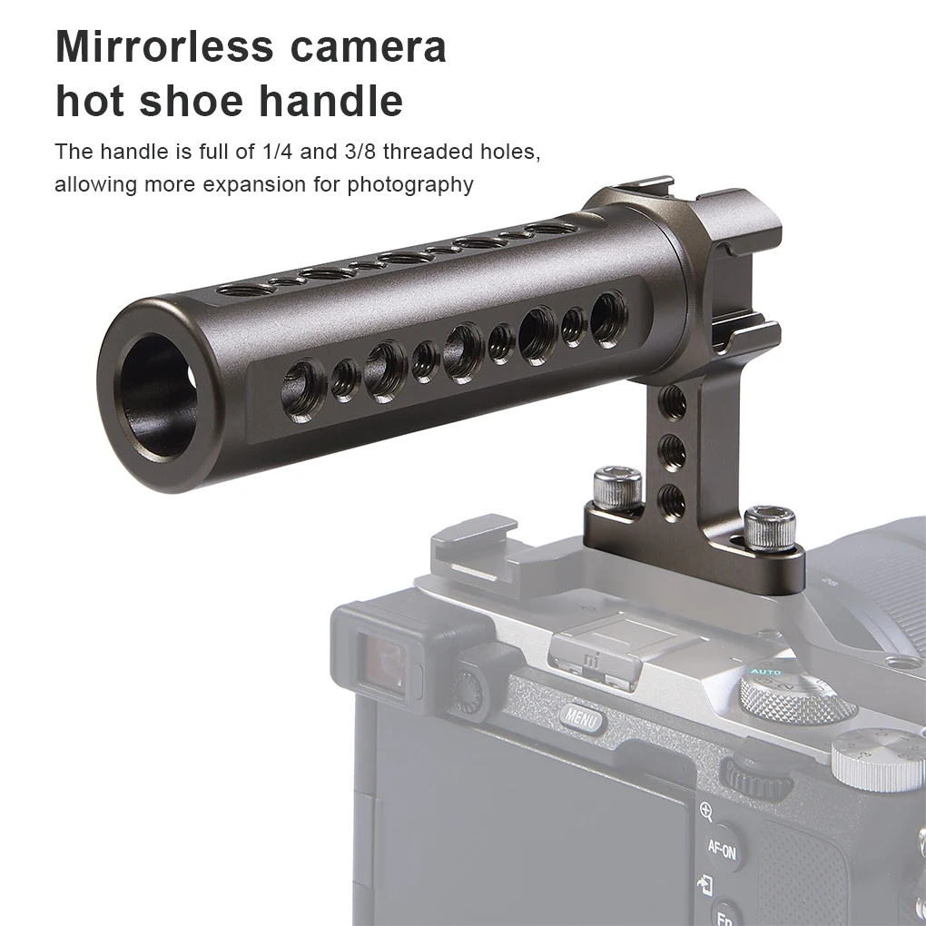 

Клетки для ручек камеры, ручной внешний стабилизатор, универсальный металлический многофункциональный PU3071GT из алюминиевого сплава