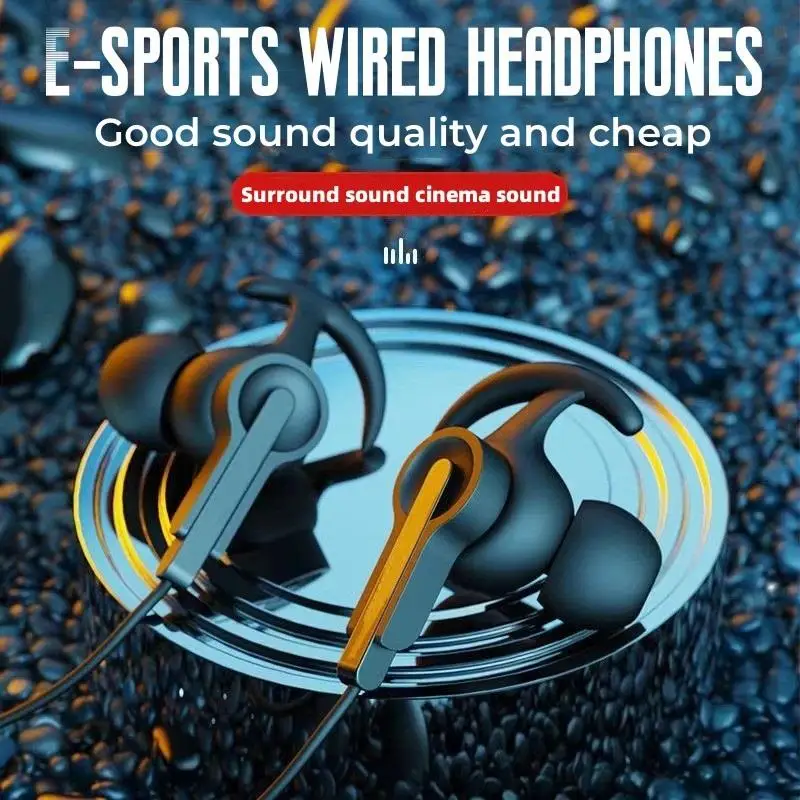 

Type-C Earphones 3.5MM Wired With Microphone Portable Noise Reduction In Ear Sports Waterproof Earplugs Suitable For Smartphones