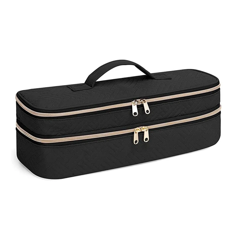 

Carrying Case Hair Dryer/Volumizer/Styler, Hair Tools Insulated Storage Bag Organizer For Hair Stylist With Dividers Reusable