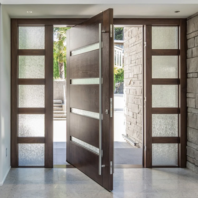 Prettywood домашний внешний передний главный вход с твердым сердечником современные