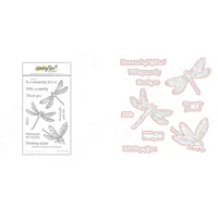 2022 easter %c2%a0dragonfly%c2%a0metal cutting dies and stamps scrapbooking diy decoration craft embossing