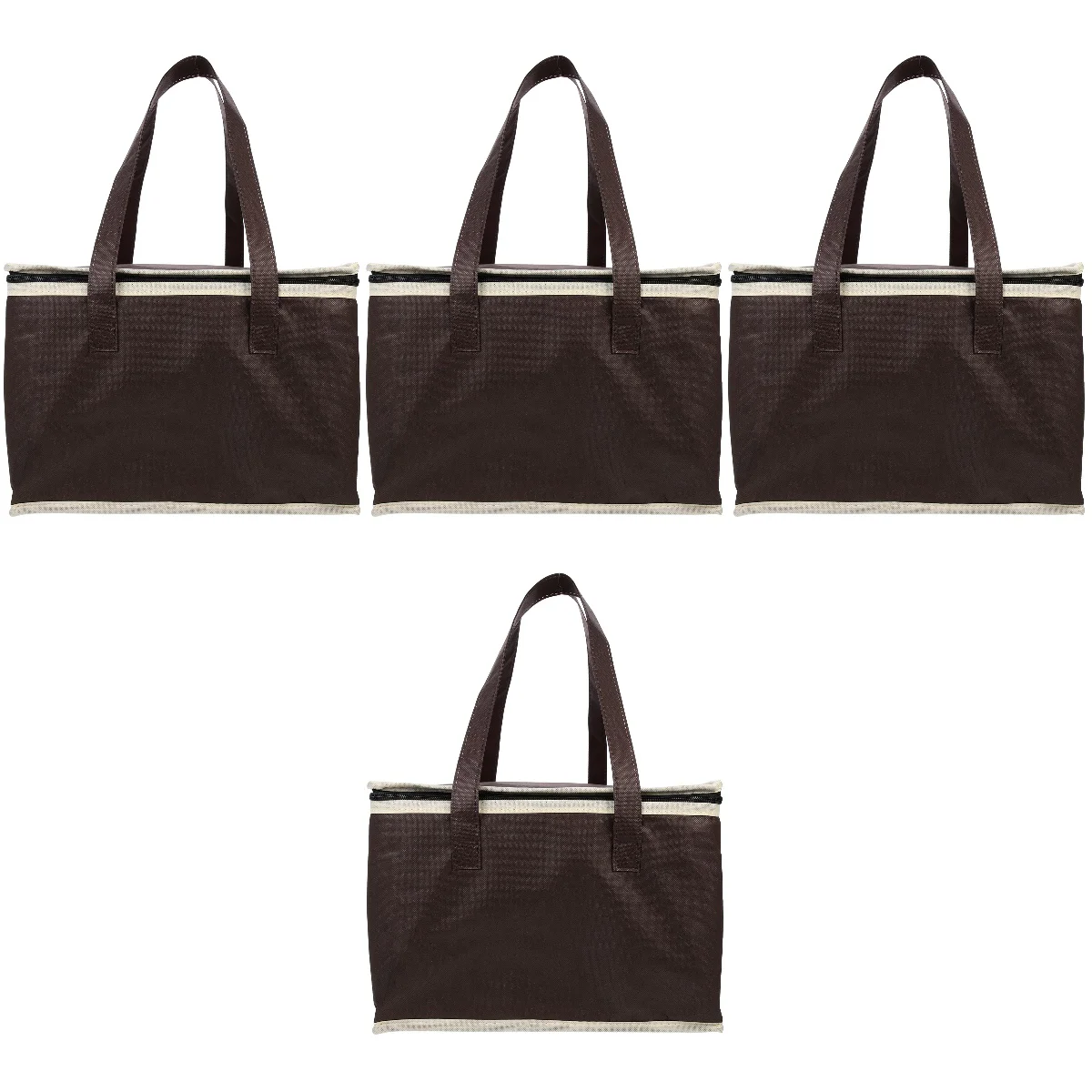 

4pcs Insulated Delivery Bag Warmer Grocery Bag Camping Bag