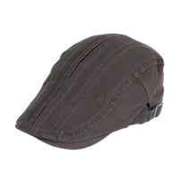 wholesale classic fashion unisex 100 cotton newsboy painter beret hat custom ivy caps