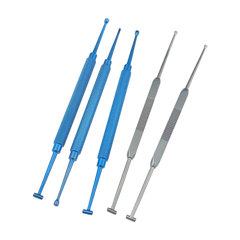 

New Straight/Curved/ with Hole Double-ended Scleral Depressor Stainless Steel /Titanium Ophthalmic Surgery Instruments