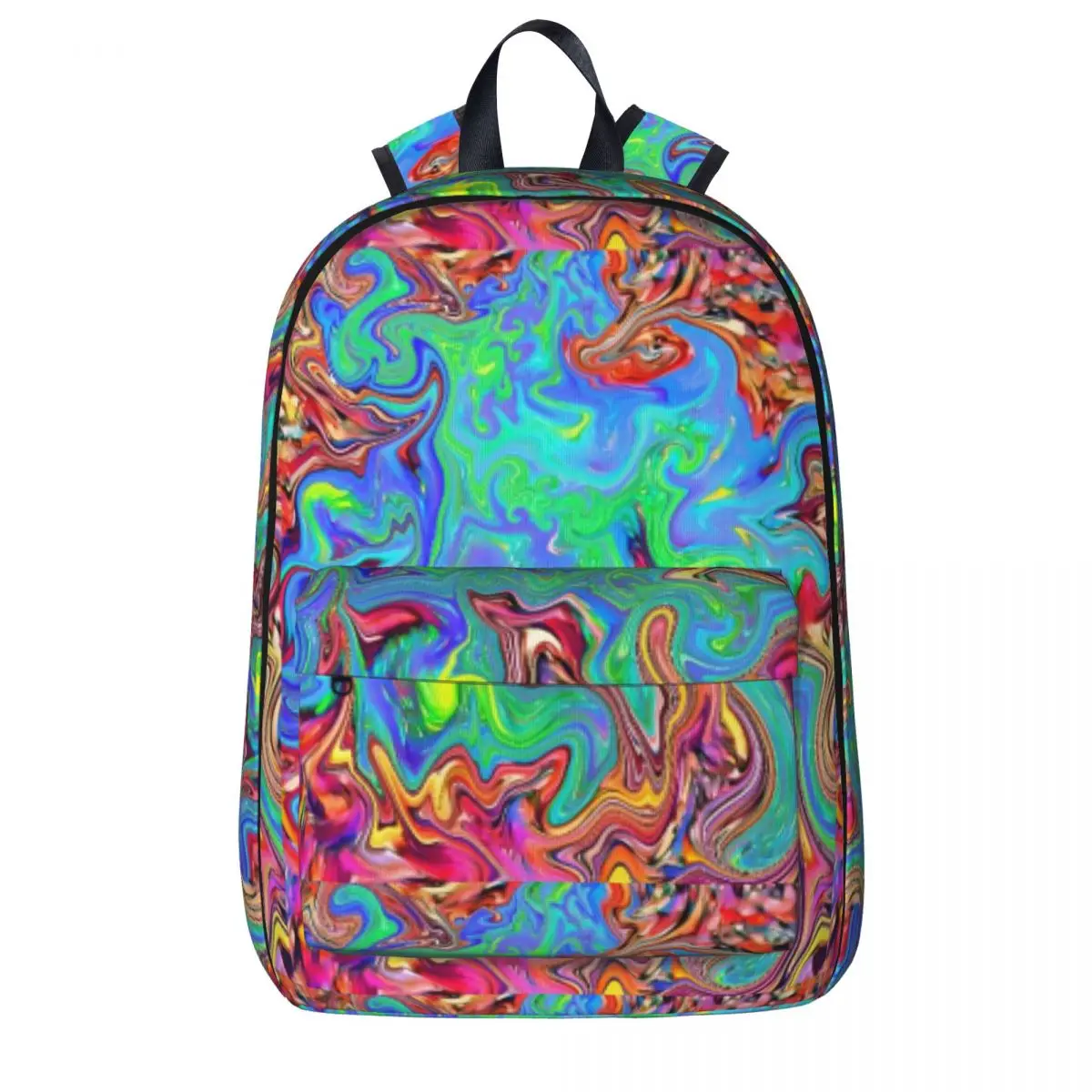 

Element Of Dance, In Blue And Pink Backpack Boys Girls Bookbag Students School Bags Travel Rucksack Shoulder Bag Large Capacity