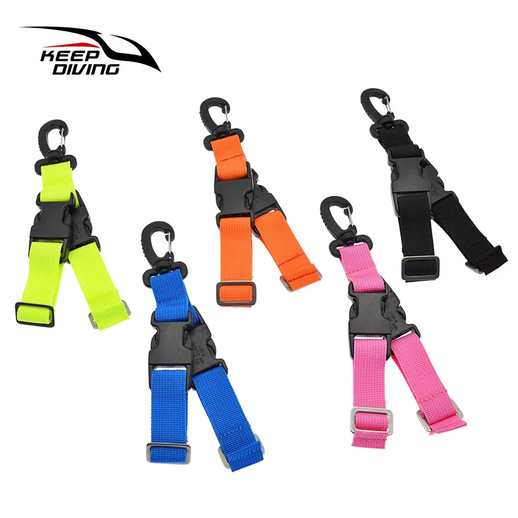 

Diving Lanyard Durability Scuba Gear Quick Release Buckle D-rings