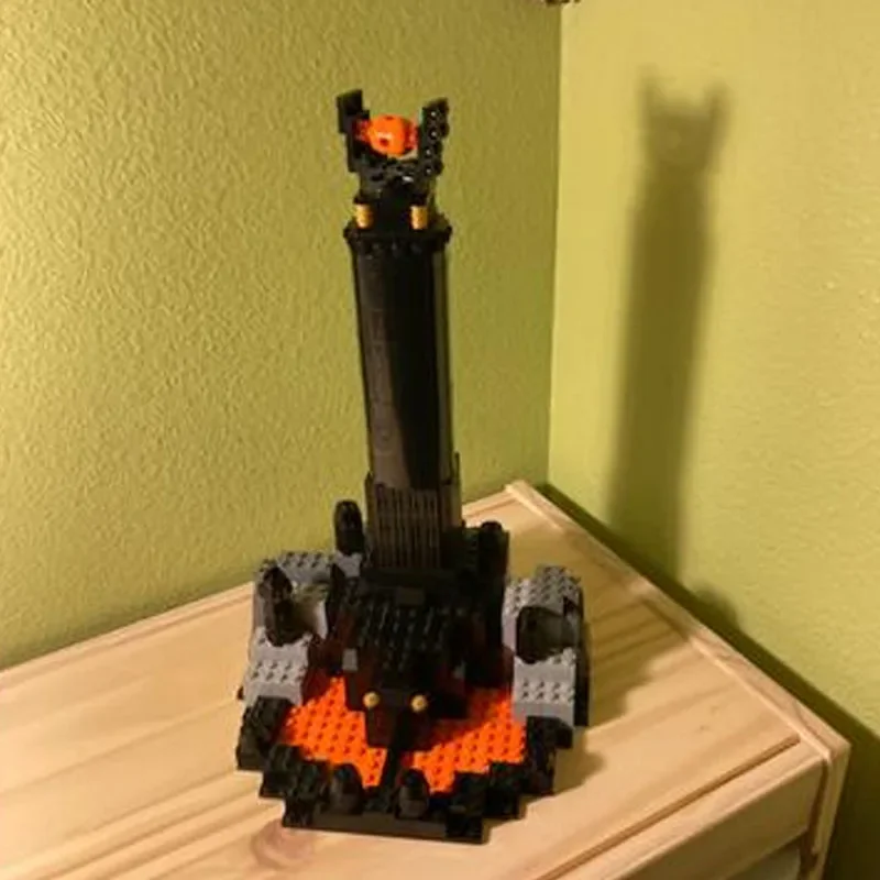 438 шт. Детский конструктор Двойная башня