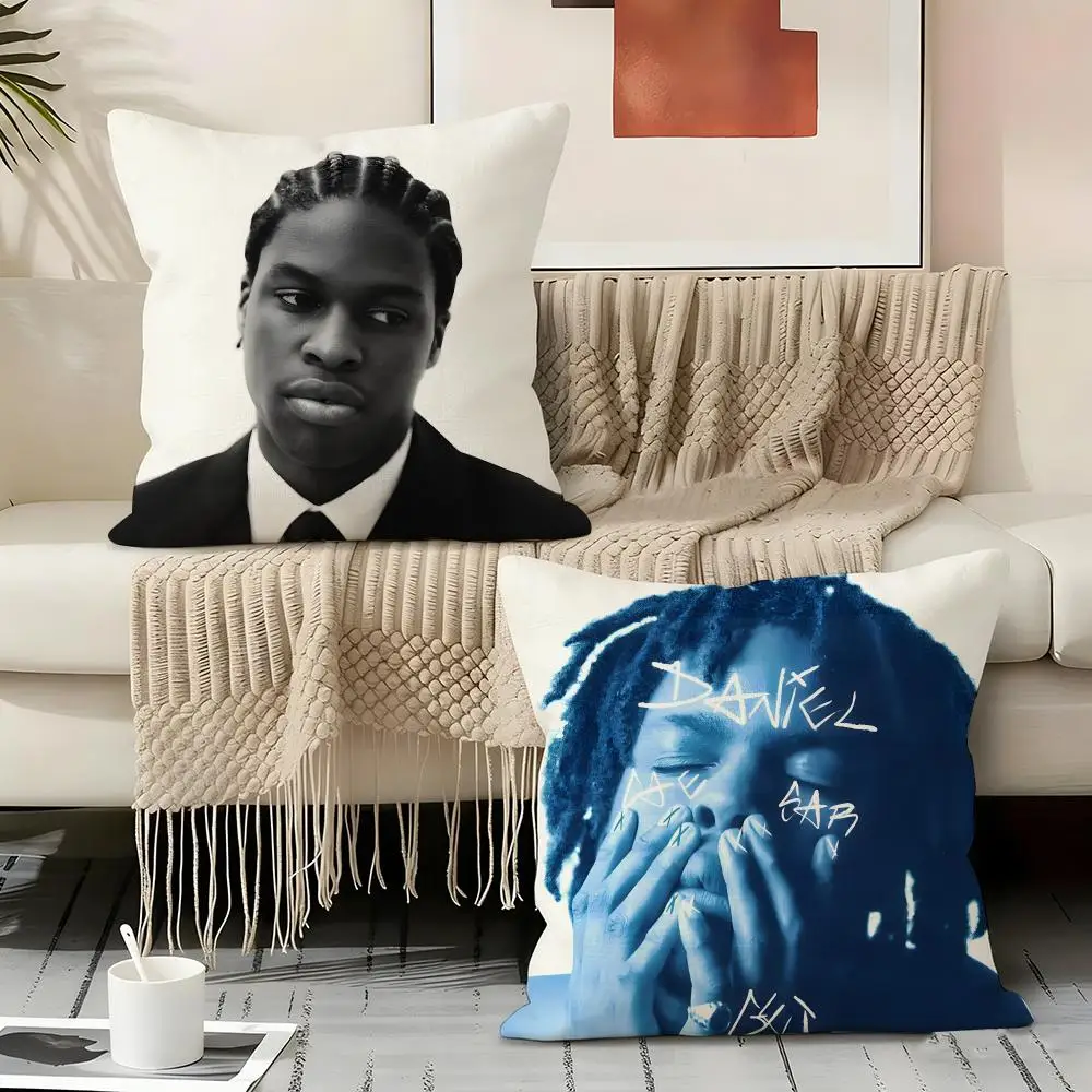Фото Наволочка для подушки Singer D-Daniel Caesar из органического льна, квадратная, прочная, гипоаллергенная и бережная к коже. №2