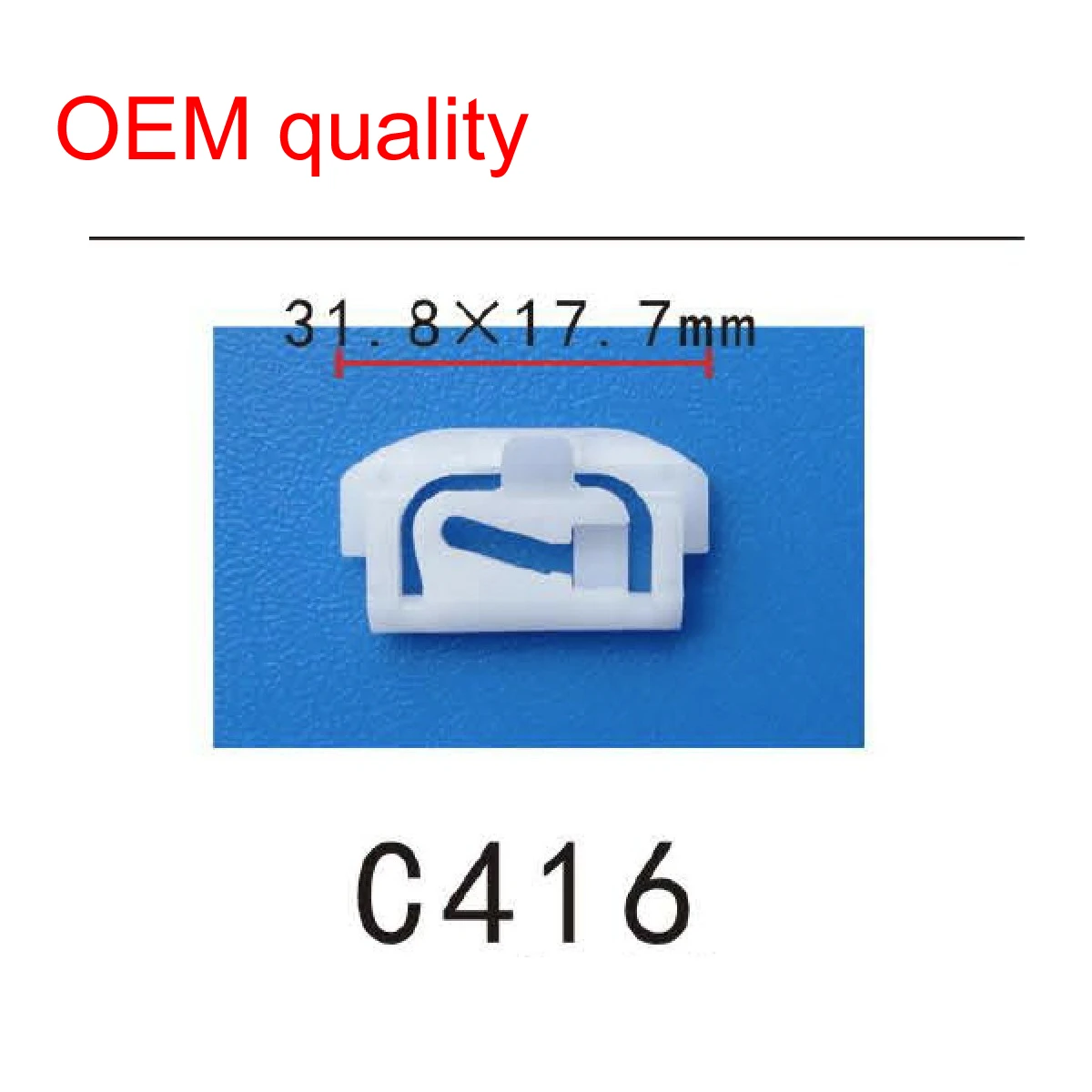 

10/100/500x OEM нейлоновое лобовое стекло для панели молдинг заклепка для GM AMC 9731301 4005540