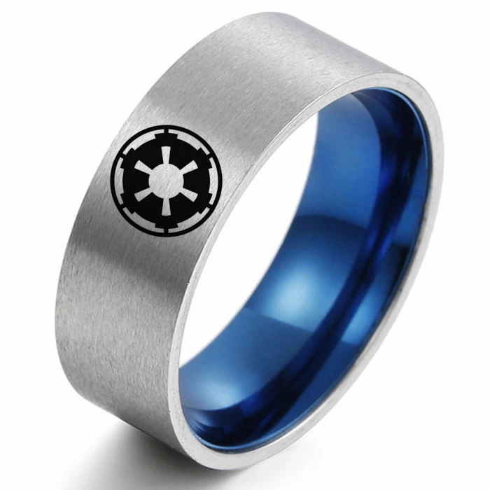 

G Punk Style Movie Rings American Stainless Steel Jewelry For Men Party Gift