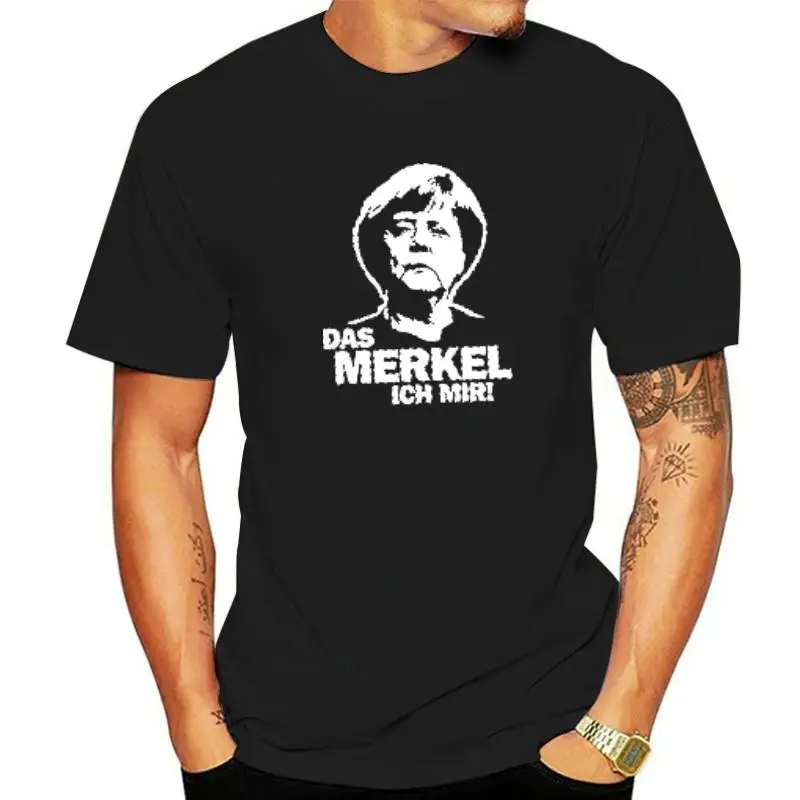 Free shipping Das Merkel ich mir men t shirt summer cotton male tee fashion cool tees and tops new
