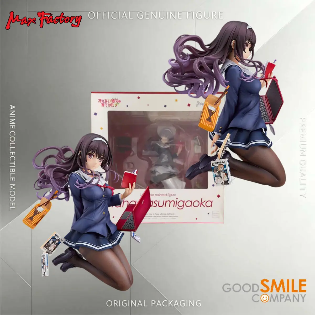 Фото Оригинальная фигурка Good Smile Saekano: Как воспитать скучную девушку, Касумигаока Утаха, коллекционная аниме-фигурка №1