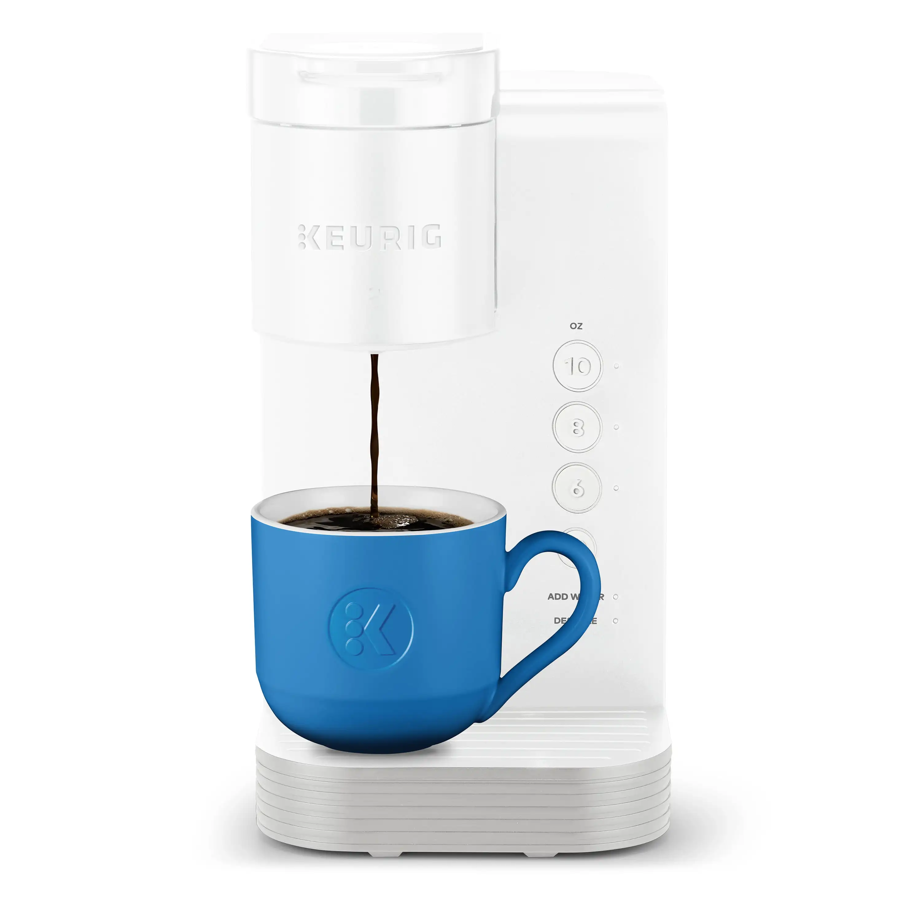 

K-Express Essentials Single Serve K-Cup Pod Coffee Maker, Cloud White