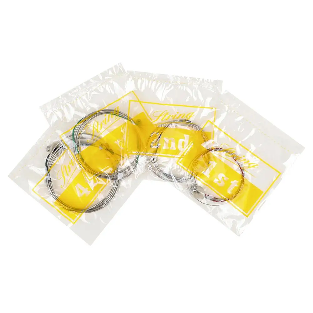 Steel Core Nickel Alloy Big Bass Strings Comfortable Smooth Beautiful Rust-proof Multiple Sizes Musical Instrument Accessories