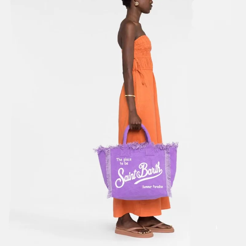 SAINT BARTH 2024 новая женская большая вместительная сумка для отдыха и путешествий