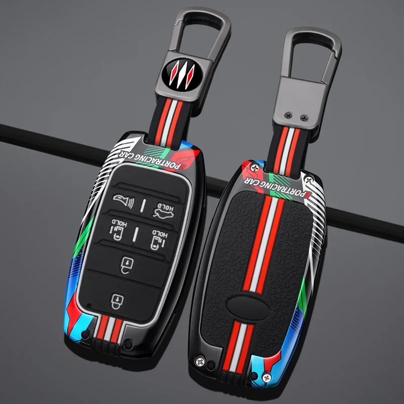 

Чехол для ключей автомобиля в гоночном стиле для Kia Sedona Grand Carnival Snugly Sorento Doule Carnival Sportage Cerato K2 K3 K4 K5 Optima