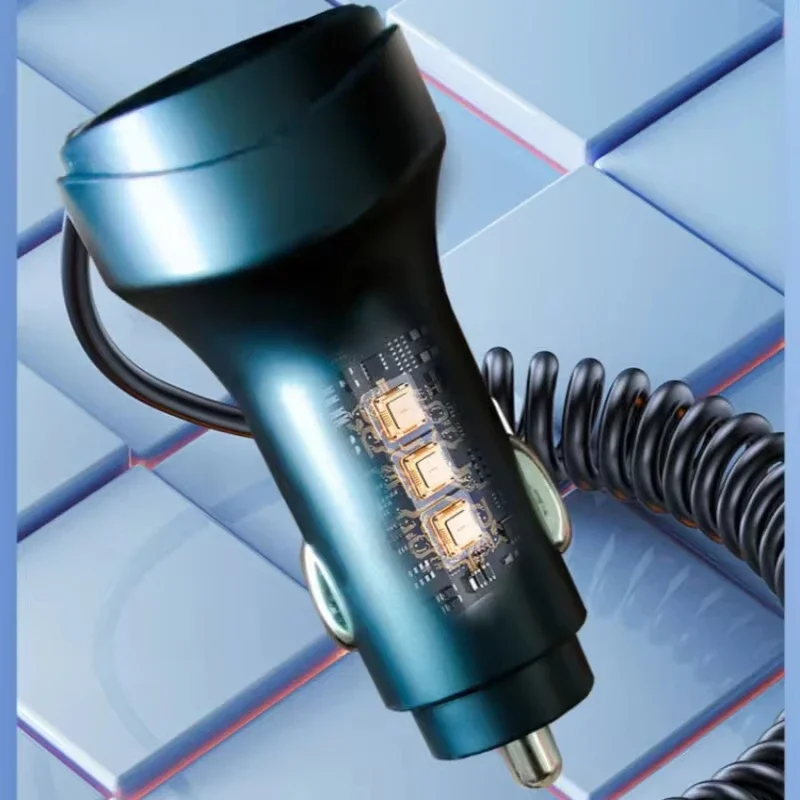 HAOGU Быстрая зарядка Автомобильное многофункциональное автомобильное зарядное