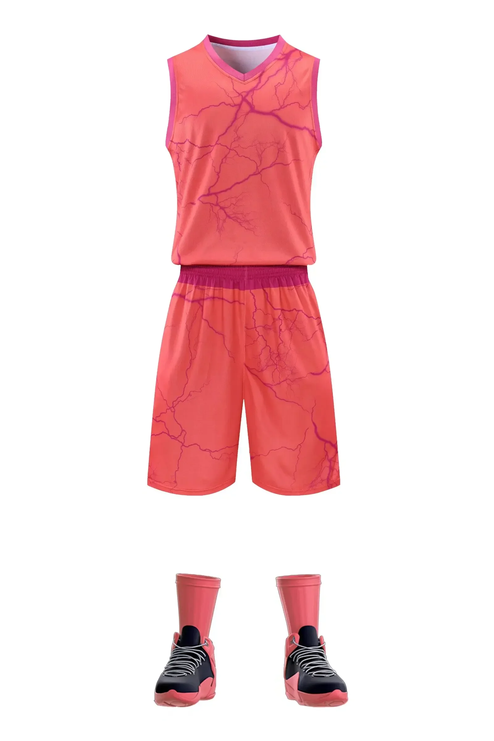 Мужская Форма Баскетбольной Команды Комплект 24-25 Тренировочный Жилет И Шорты