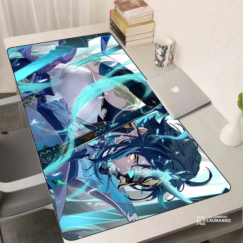 

Xxl Mouse Pad Genshin Impact Xiao Pc Gamer Cabinet Keyboard Desk Mat Large Anime Computer Carpet Gaming Accessories Mousepad Rug