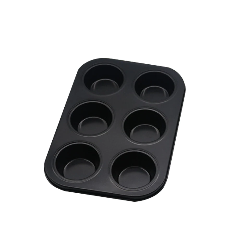 

Muffin Cup Cake Bakeware Cupcake Tools Non-Stick Steel Mold Egg Tart Baking Tray Dish Muffin Cake Mould Round Biscuit Pan