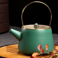 household travel teapot pottery vintage decoration health beauty teapot kettle art kung fu tea ceramic teapot drinkware pot set