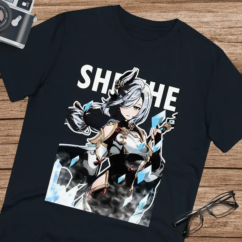 Shenhe Genshin impact Fan-Made Shirt унисекс Ultra Cotton Tee