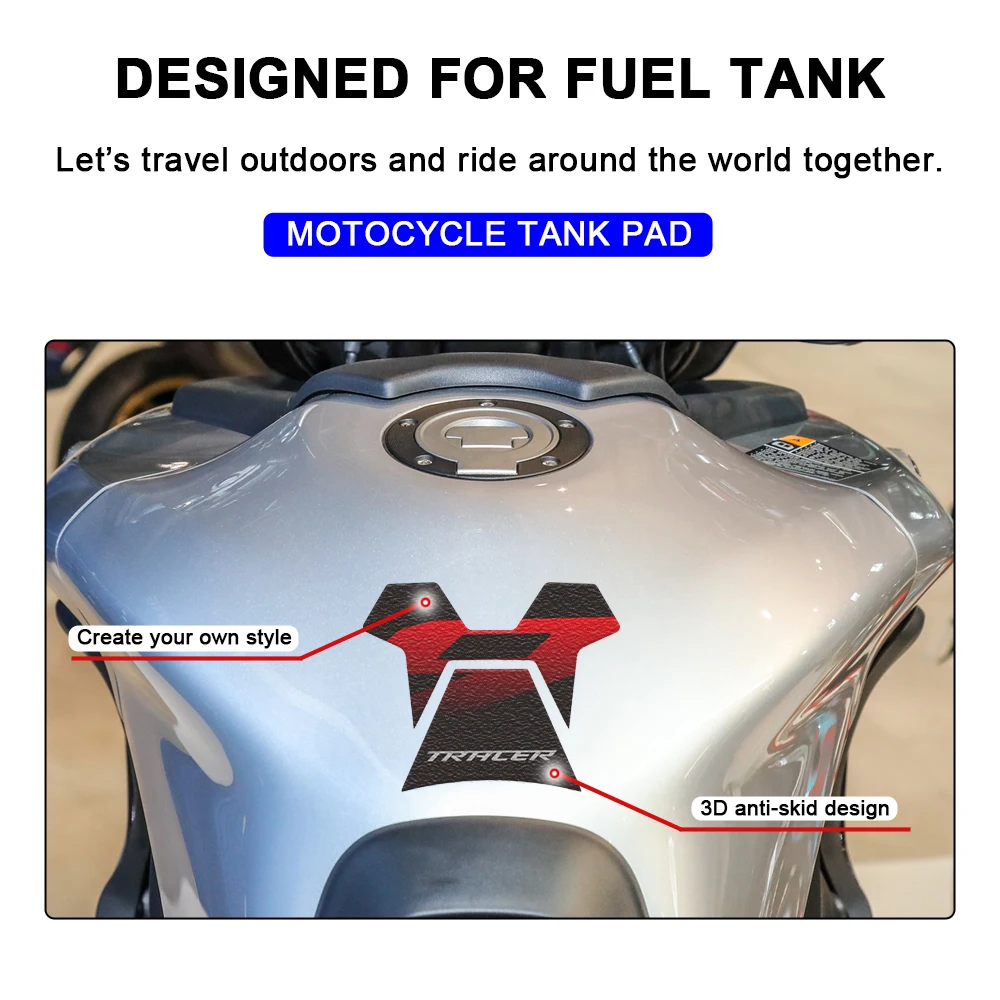 1 комплект защиты бака мотоцикла для Yamaha Tracer 9 GT 9GT Plus 2021 2022 2023 2024 противоскользящие
