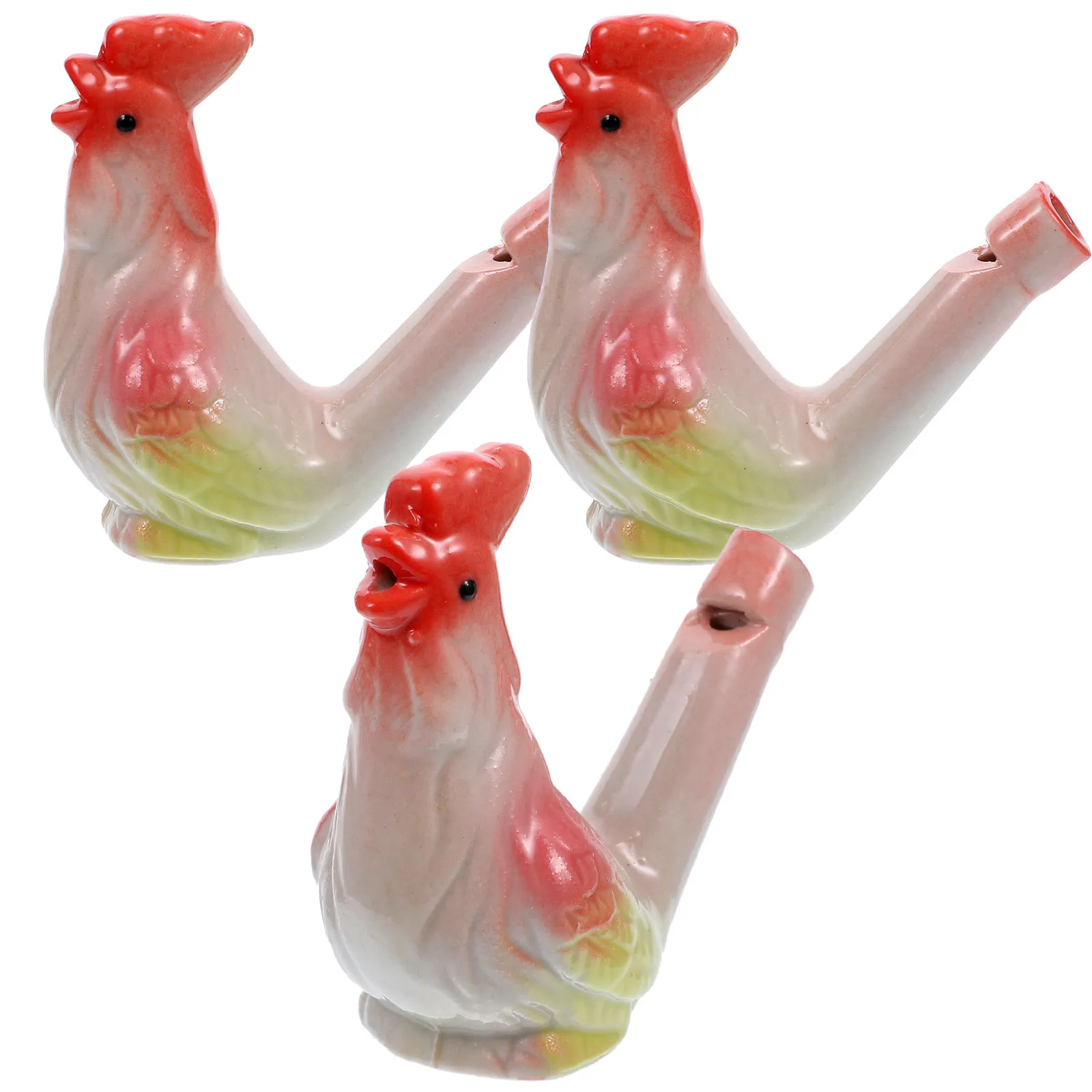 

3pcs Ceramic Whistles Toys Bathtime Musical Instrument Toys Noisemakers Kids Birthday Funny Caller Early Educational Toys