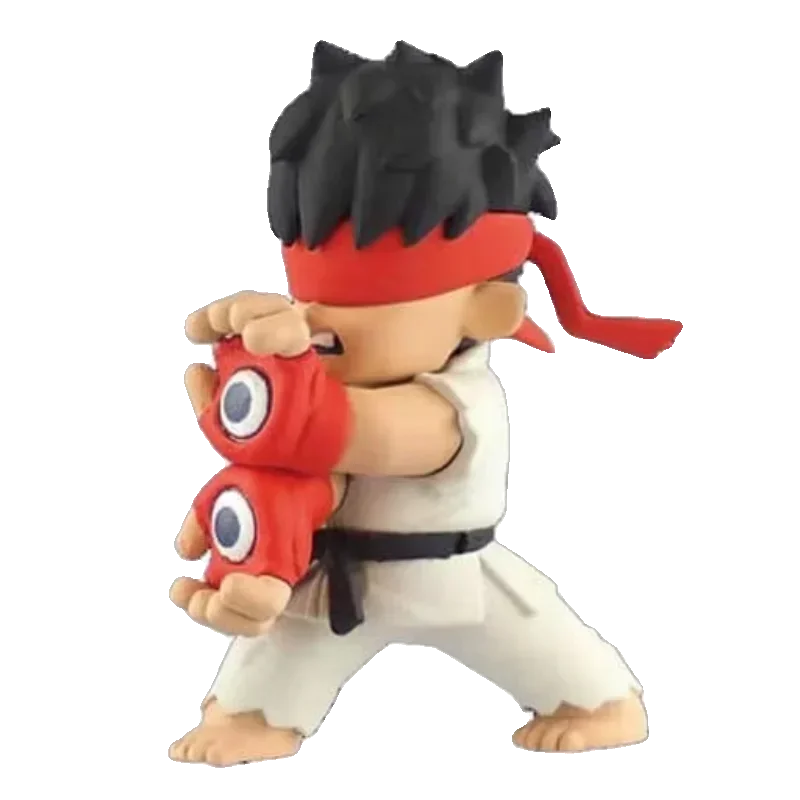 Японская натуральная масштабная модель Gacha Hellcat Street Fighter совместная подпись Ryu