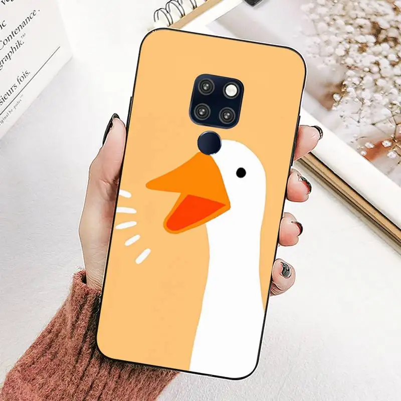 YNDFCNB Goose duck cute Phone Case For Huawei Mate 10 20 30 40 50 lite pro Nova 3 3i 5 6 SE 7 pro 7SE