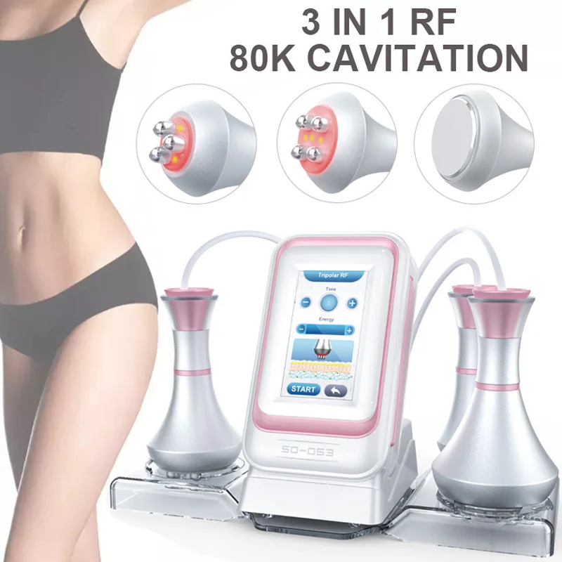 

2022 NEW 80k RF Fat Lipo Cavitation And Vacuum Machine Fast Weight Loss Cellulite Remover Body Sculpting Grease Explosion Device