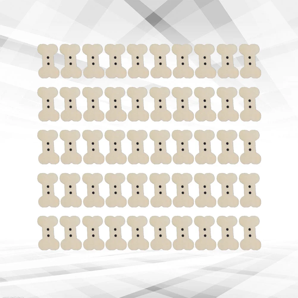 

Buttons Button Bone Sewing Wooden Wood Decorative Dog Scrapbooking 2 Holes Clothes Shoes Hats Shaped Craft Two Diyclothing