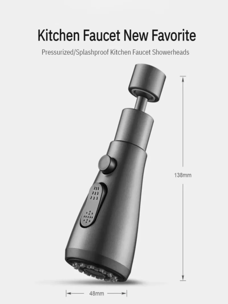 Универсальный удлинитель для кухни с носиком под давлением брызгозащищенная