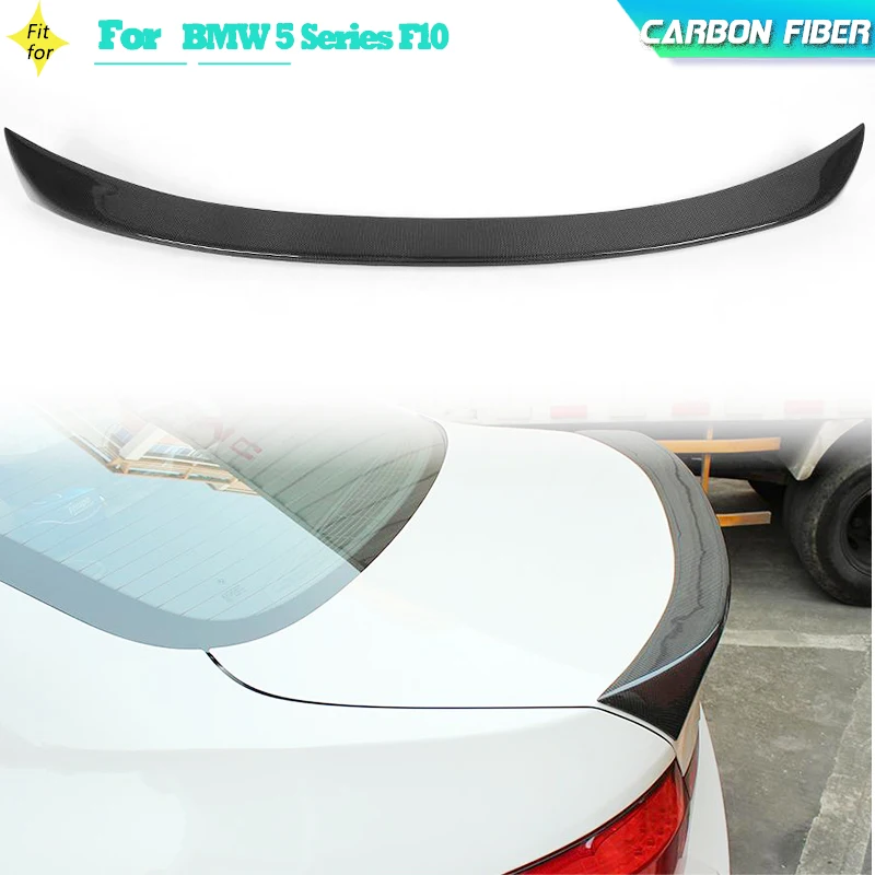 

Автомобильная основа из углеродного волокна для BMW 5 серии F10 M Sport Sedan 2012-2016 гоночный задний спойлер крышка багажника