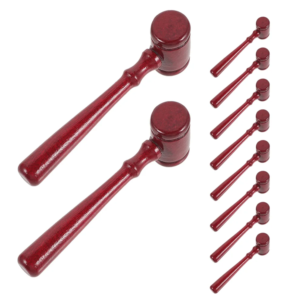 10 шт. Судья молоток игрушки для младенцев детский деревянный аукционный детская