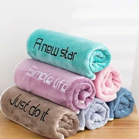 soft microfiber solid color mens and womens washcloth school dormitory travel camping gym quick drying face towel couple gift